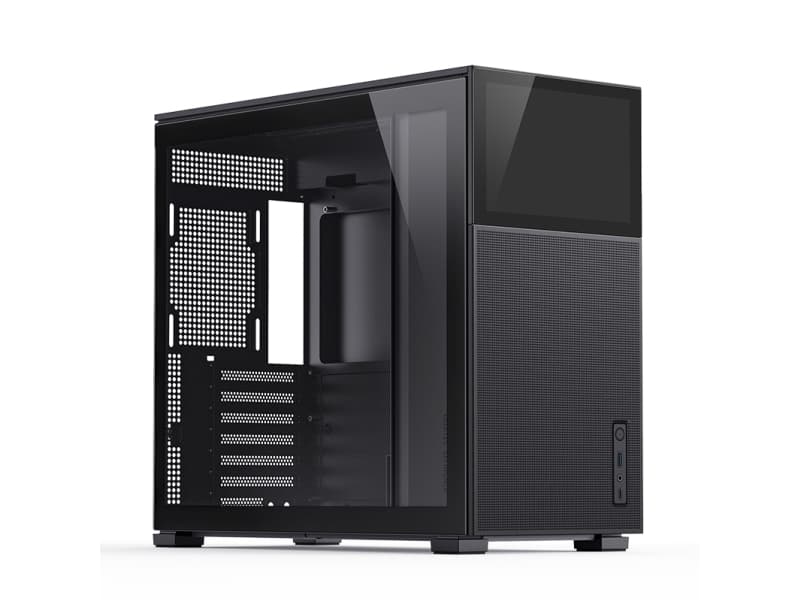 Jonsbo D41 MESH, Midi Tower, PC, Musta, ATX, mikro ATX, Mini-ATX, Terästä, Pelaaminen