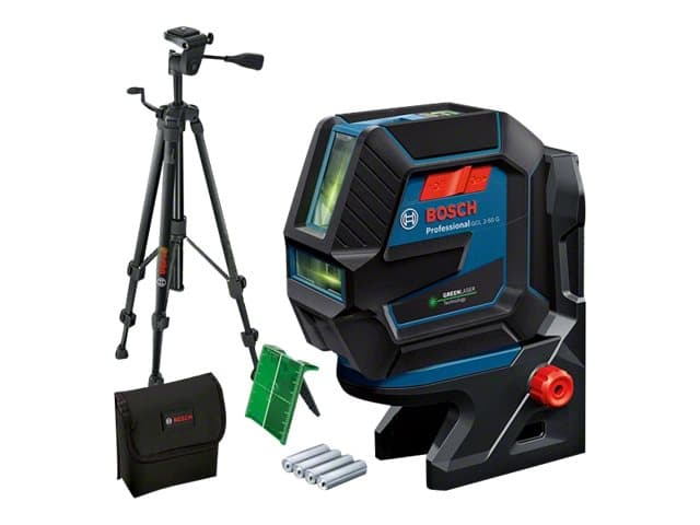 Bosch KOMBILASER GRØN GRØN GCL 2-50/RM10/BT150