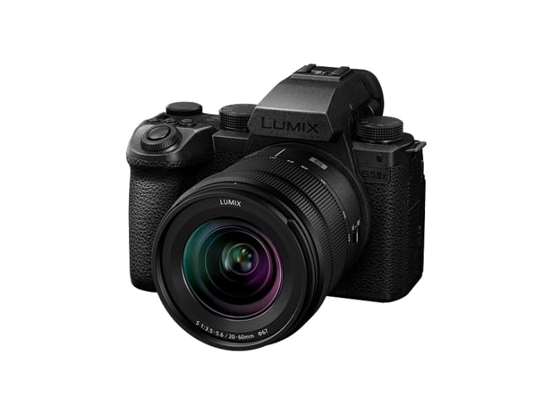 Panasonic Lumix S5IIX + S 20-60MM F3.5-5.6, 24,2 MP, 12000 x 8000 pikseliä, CMOS, 6K Ultra HD, Kosketusnäyttö, Musta