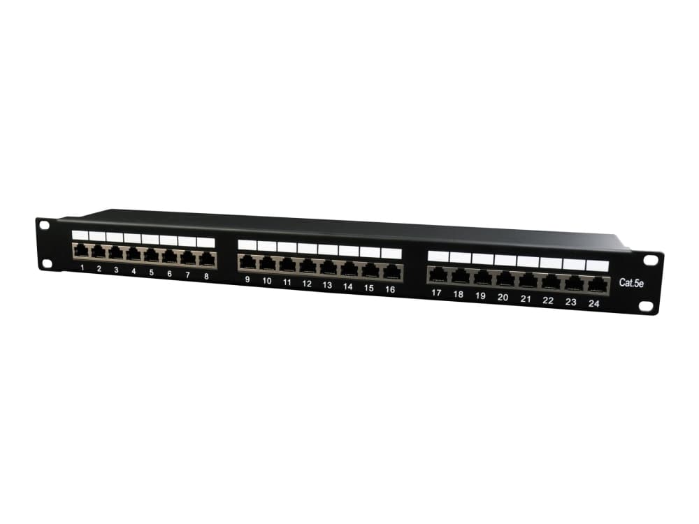 Gembird Cablexpert, Cat5e, Telinekiinnitys, 1U, Musta, EIA/TIA T568B/A, RoHS, ISO 9002, UL