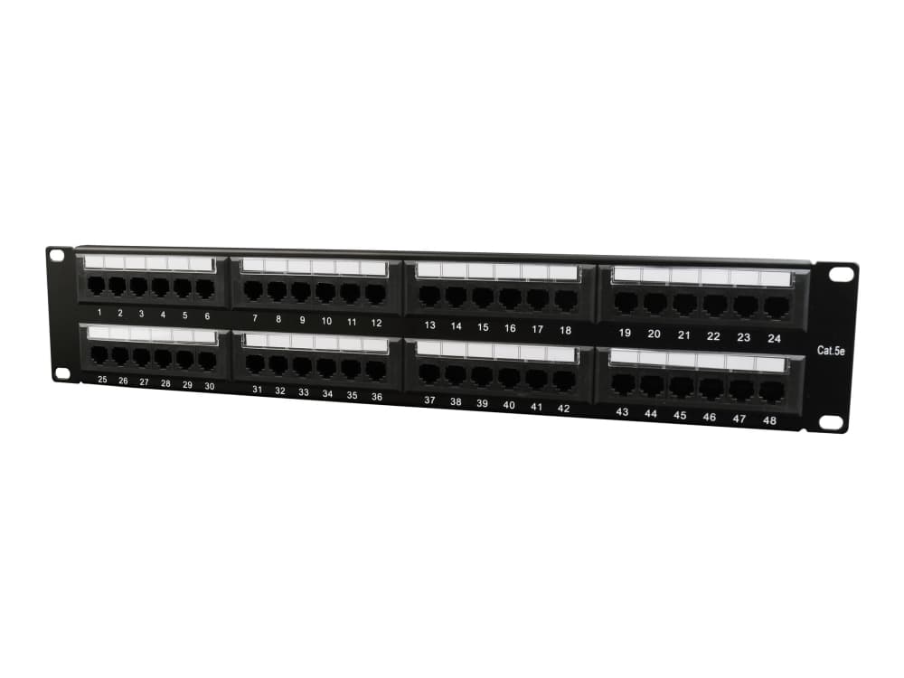 Gembird Cablexpert, Telinekiinnitys, 1U, Musta, EIA/TIA T568B/A, RoHS, ISO 9002, UL, 89 mm