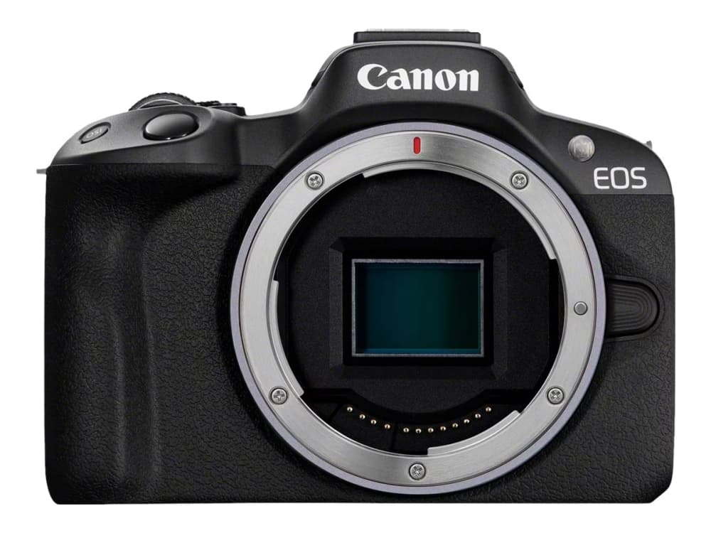 Canon EOS R50 Black, 24,2 MP, 6000 x 4000 pikseliä, CMOS, 4K Ultra HD, Kosketusnäyttö, Musta