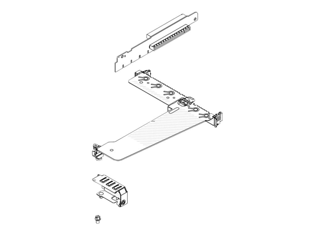 LENOVO ISG ThinkSystem V3 1U x16/x16 PCIe G4 Riser1 LP+FH option kit