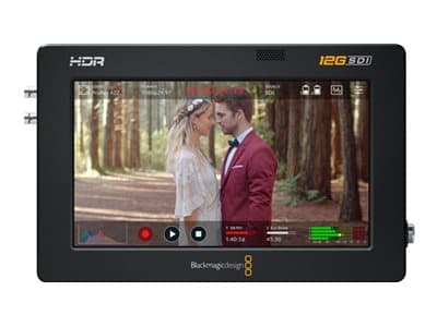 Blackmagic Design HYPERD/AVIDA12/5HDR, 17,8 cm (7), 3G-SDI, Mac OS X 10.15 Catalina, Mac OS X 11.0 Big Sur, Windows 10, Windows 8.1, 0 - 40 °C, -20 - 45 °C