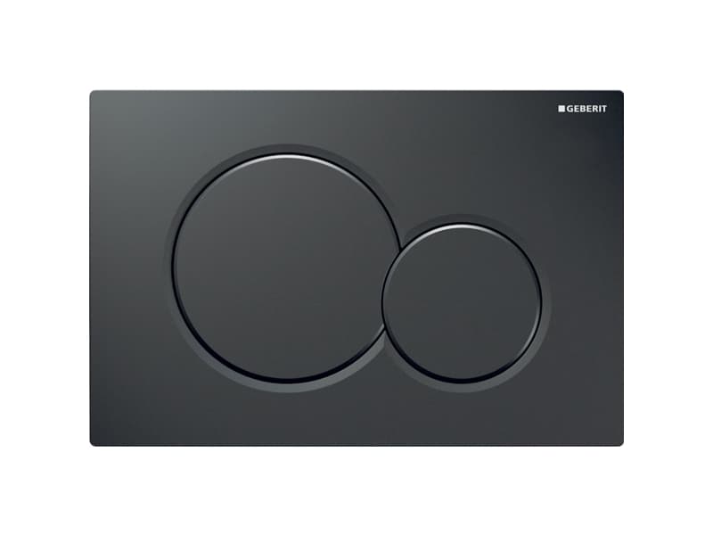 Geberit ohjauspaneeli Sigma01 Black - kaksoishuuhtelulle: Syvänmusta RAL 9005
