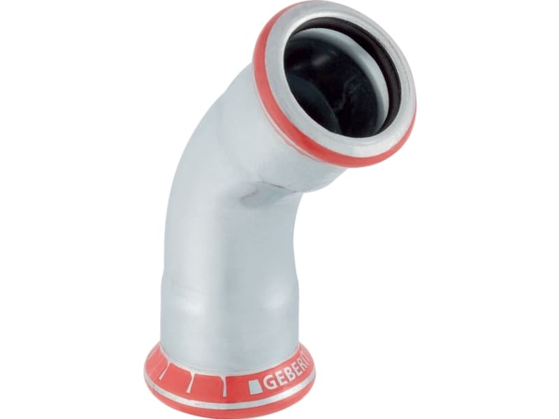 Geb. Mapress FZ bøjn 45° 54 - Geberit Mapress FZ bøjn. mf./mf.: 45° d54mm