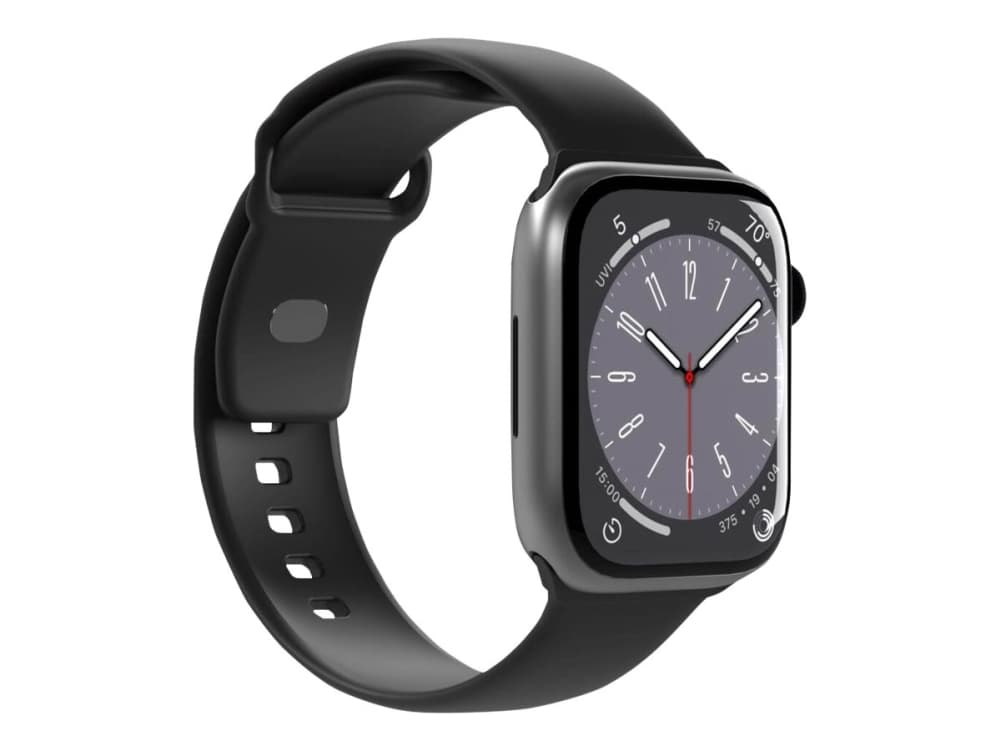 PURO PUICNAW44BLK, Yhtye, Älykello, Musta, Apple, Apple Watch, Silikoni
