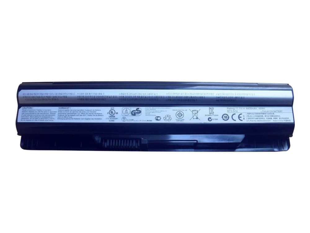 CoreParts - Akut ja paristot tietokoneelle (saatavana: MSI BTY-S14, MSI BTY-S15) - 6-soluinen - 4400 mAh - lajitelma