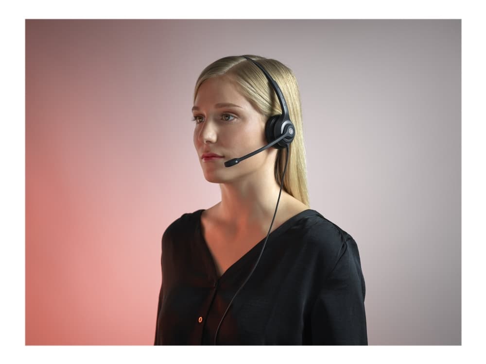 EPOS I SENNHEISER IMPACT SC 230 USB MS II - Kuulokkeet - på øret - kabling - USB - sort - Certified for Skype for Business, Certified for Microsoft Teams