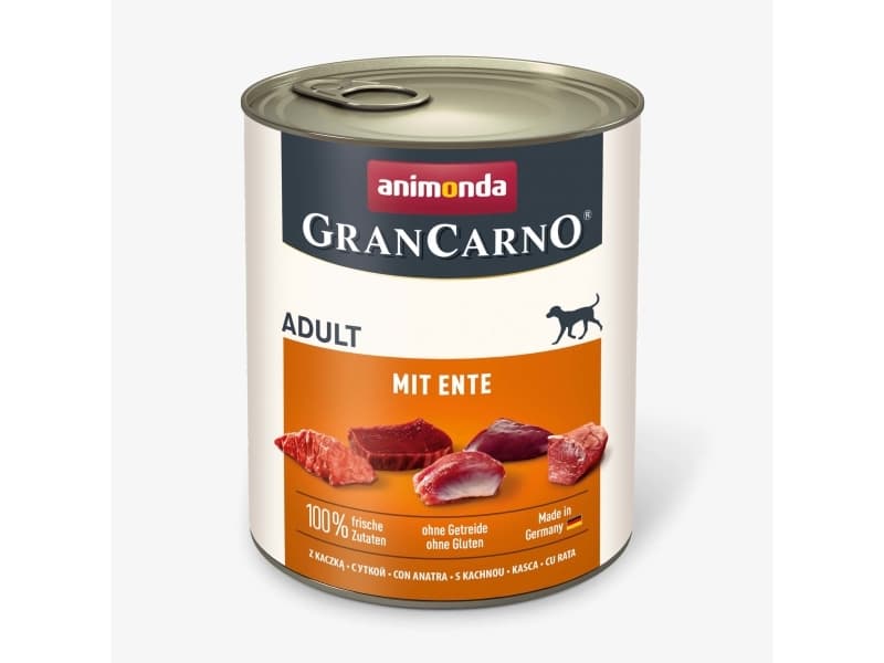 ANIMONDA Grancarno Adult with Duck - koiran märkäruoka - 800g