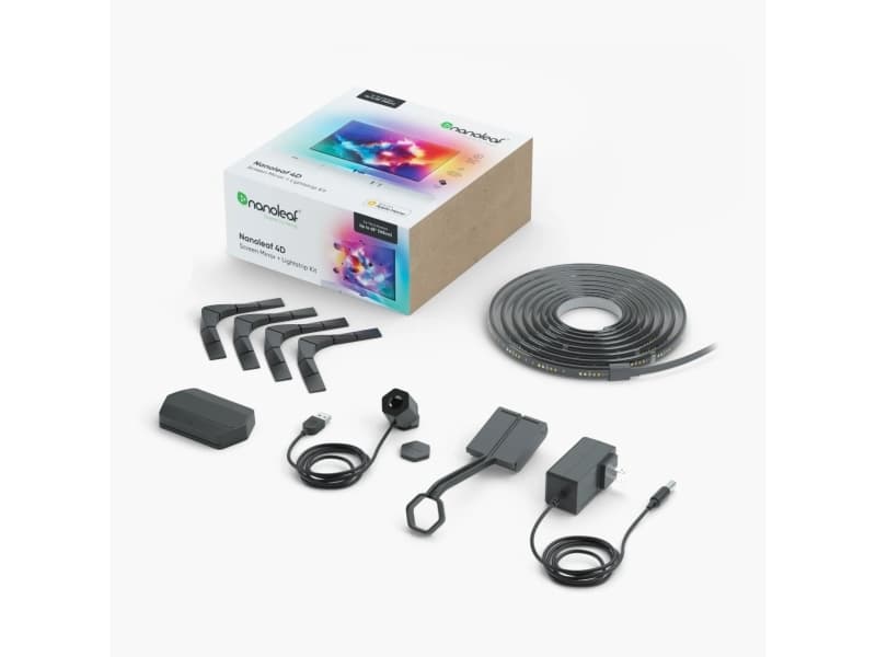 Nanoleaf 4D Screen Mirror + Lightstrip Kit (TVs & Monitors Up To 65″)