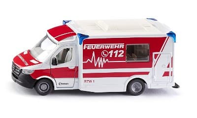 Siku Mercedes-Benz Sprinter Miesen Type C Ambulance, Ambulanssimalli, Esikoottu, 1:50, Mercedes-Benz Sprinter, Ei sukupuolirajoitusta, Metalli, Muovi