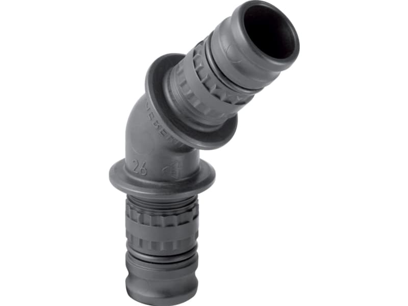 Mepla Kulma 45gr. Ø 32 - Pvdf 624.245.00.1
