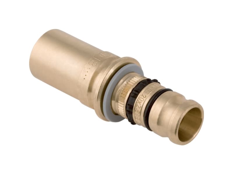 Geberit Mepla overgang på Geberit Mapress d=26 mm, d1=22 mm