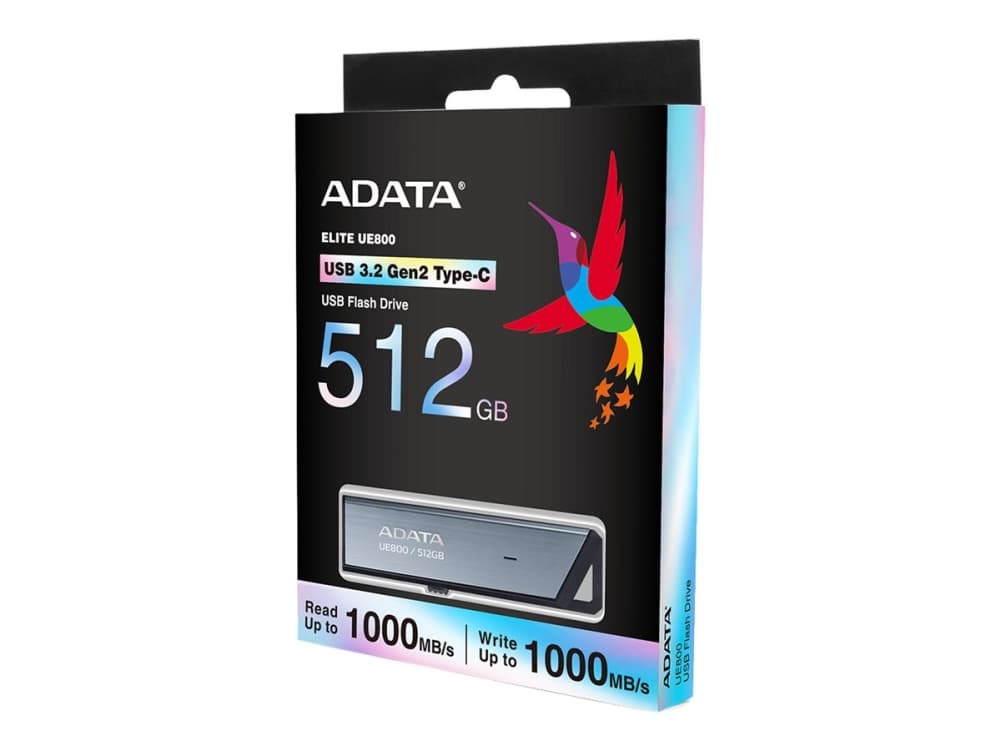 ADATA UE800 USB-muistitikku 512 Gt USB Type-C 3.2 Gen 2 (3.1 Gen 2) Hopea