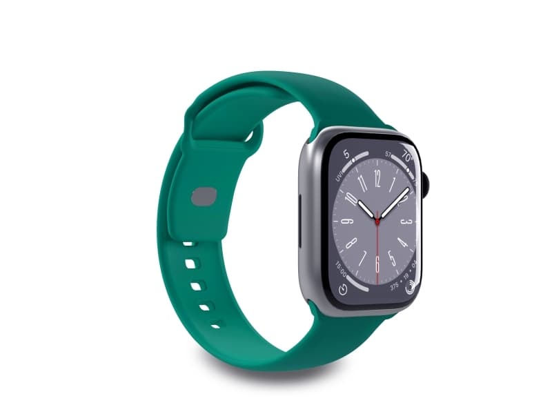 PURO ICON - Elastinen hihna Apple Watch 38/40/41 mm (S/M &amp M/L) (Jade)