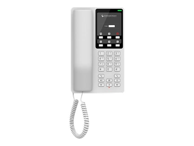 Grandstream Networks GHP620, IP Phone, Valkoinen, Johdollinen puhelin, 2 linjat, LCD, Gigabitti Ethernet
