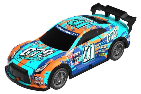 Champion GT9 w/light R/C 1:22, 2,4GHz, blå/orange