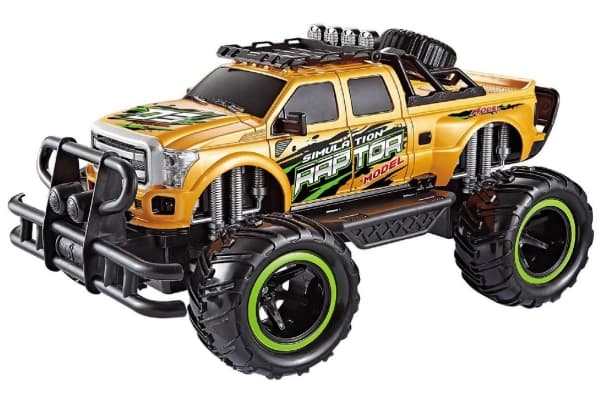 Raptor R/C 1:12, 2,4GHz 7,4V Li-Ion, gul