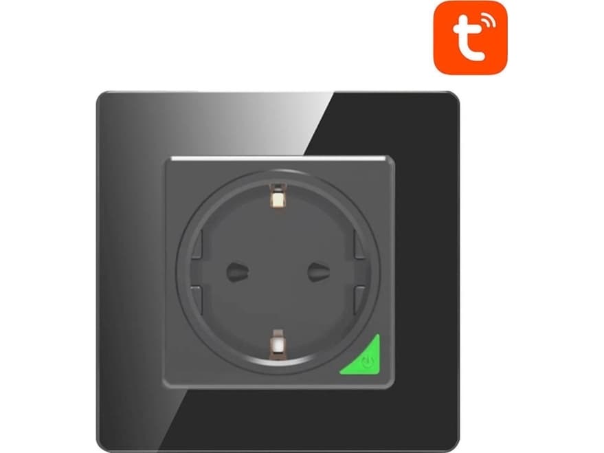 Avatto WiFi älykäs seinäpistorasia N-WOT10-EU-B TUYA (lajitelma)