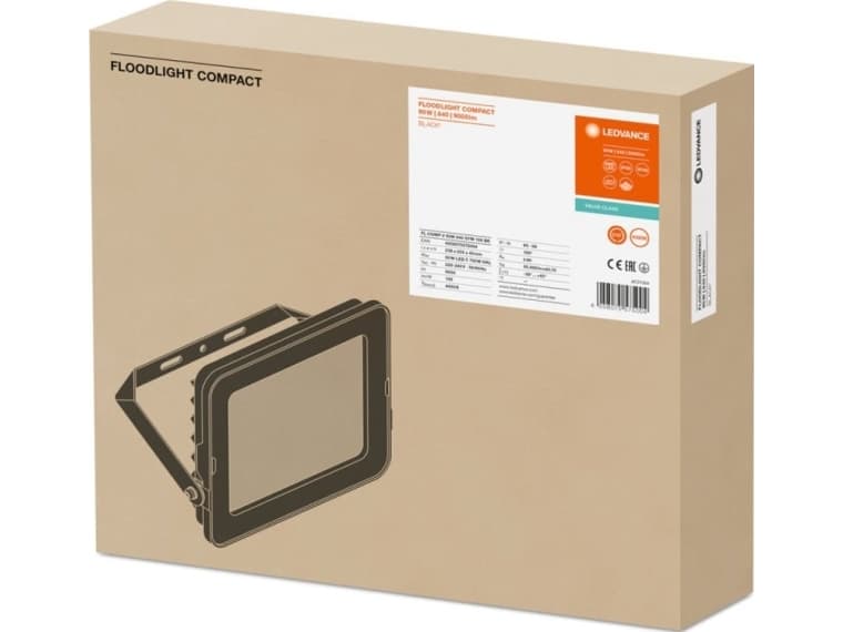 LEDVANCE-valonheitin Compact Value 9000lm 90W 840 IP65 lajittelu