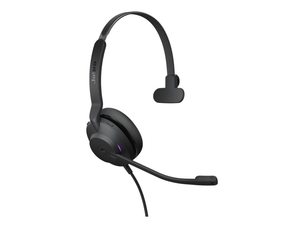 Jabra Evolve2 30, MS Mono, Langallinen, Toimisto/puhelukeskus, 20 - 20000 Hz, 92 g, Kuulokkeet, Musta