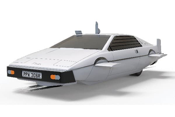 Racerbanner James Bond Lotus Esprit S2, The Spy Who Loved Me