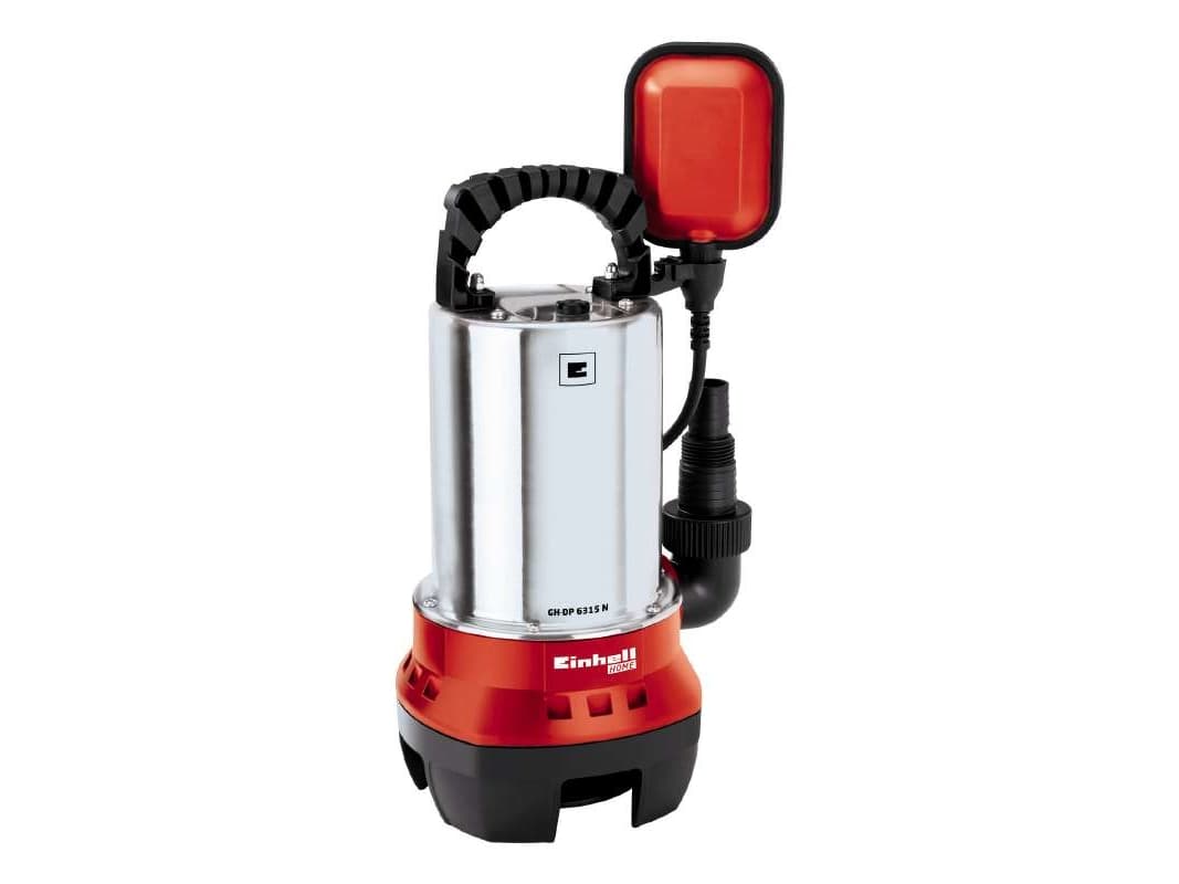 Einhell GH-DP 6315 N - Musta - Punainen - Ruostumaton teräs - Muovi - Ruostumaton teräs - 10 m - 17000 l/h - 5 m - 35 °C (4170491)