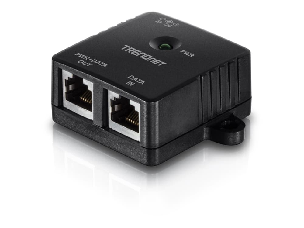 TRENDnet TPE-113GI - Strøminjektor - AC 100-240 V - 15.4 Watt - output-stikforbindelser: 1