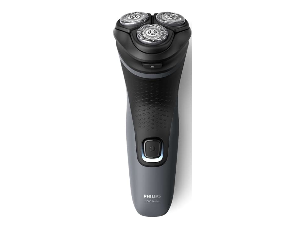 Philips Shaver 1000 Series S1142/00 Sähkökäyttöinen parranajokone, Parranajokone kääntyvällä päällä, Musta, Harmaa, Akku, Nikkelimetallihybridi (NiMH), 40 min, 8 h