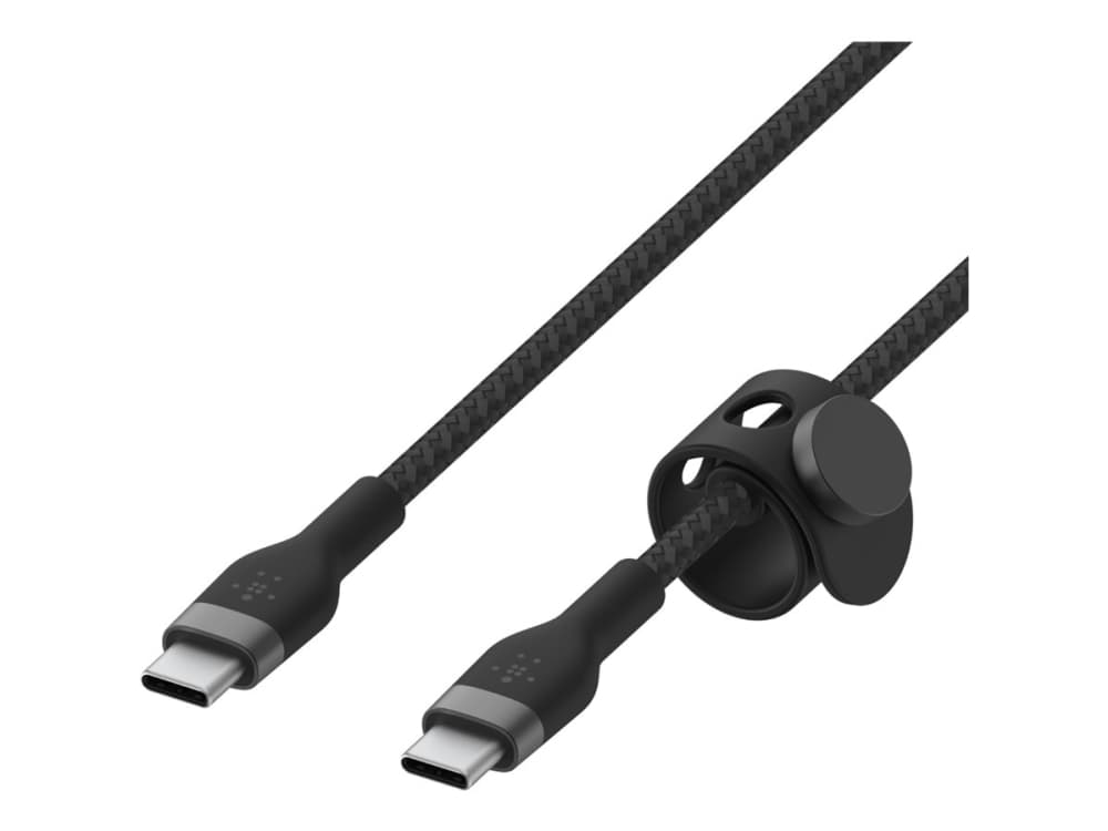 Belkin BOOST?CHARGE PRO Flex, 2 m, USB C, USB C, USB 2.0, Valkoinen