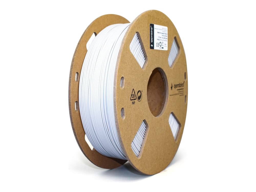 Gembird - Liuskeenharmaa ruoka - 1 kg - 340 m - värilaatikko - PLA filamentti (3D)