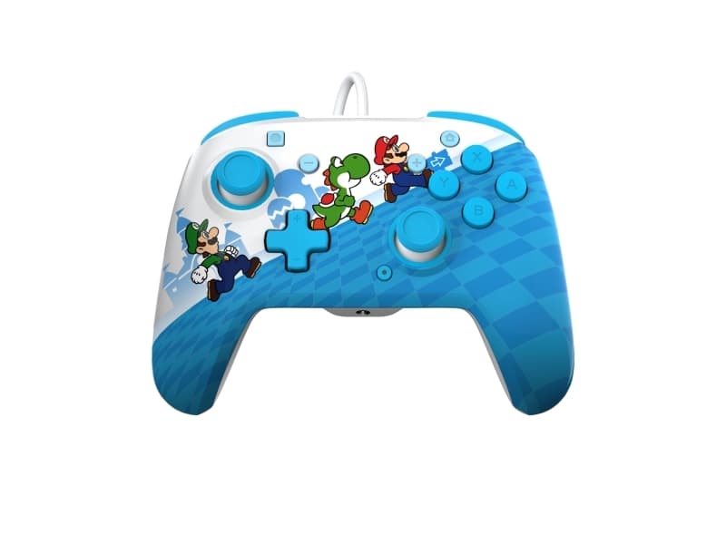 PDP REMATCH langallinen ohjain: Star Spectrum Nintendo Switchille, Nintendo Switch - OLED-malli, Gamepad, Nintendo Switch, Nintendo Switch Lite, Nintendo Switch OLED, D-mat, Home-painike, Analoginen/digitaalinen, Langallinen, USB