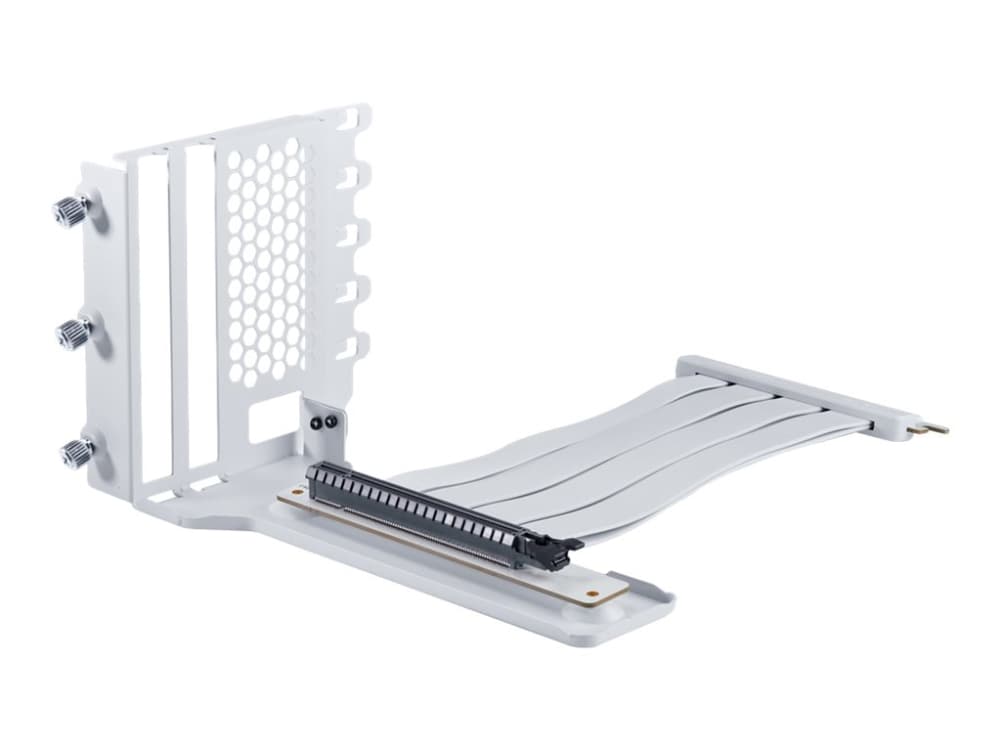 Phanteks PHANTEKS PHANTEKS Vertical GPU Bracket II + PCI-E 4.0 x16 riser flat -kaapeli, 22 cm - musta