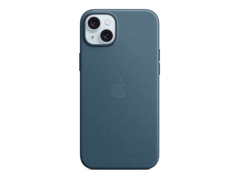 Apple - Matkapuhelimen takakuori - MagSafe-yhteensopivuus - microtwill - valtameren sininen - iPhone 15 Plus -puhelimeen