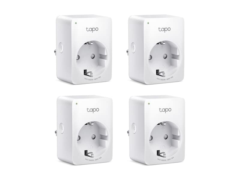 TP-Link Tapo P100, Trådløs, Bluetooth / Wi-Fi, 2,4 - 2,4835 GHz, 802.11b, , Wi-Fi 4 (802.11n), 72 Mbit/s, WPA2-PSK, WPA3, WEP, WPA-PSK