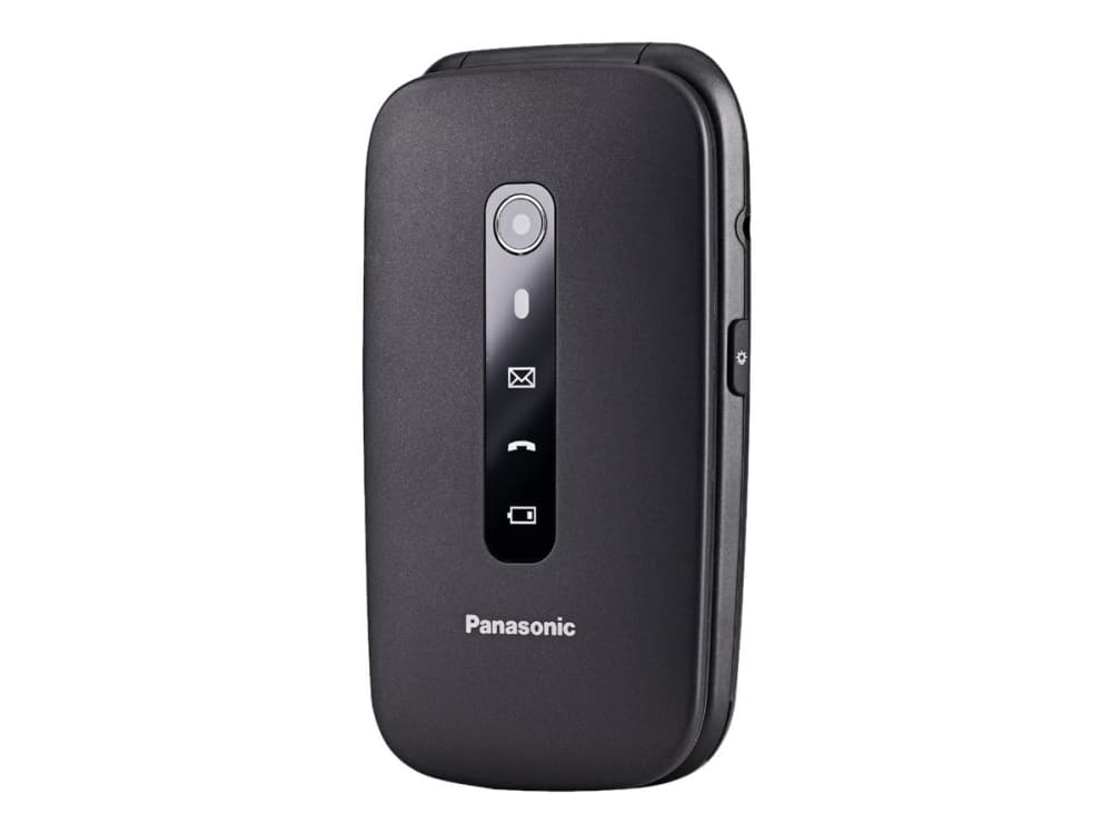 Panasonic KX-TU550 - 4G-ominaisuuspuhelin - RAM 64 MB - microSD-korttipaikka - LCD-näyttö - 240 x 320 pikseliä - takakamera 1,2 MP - musta - musta