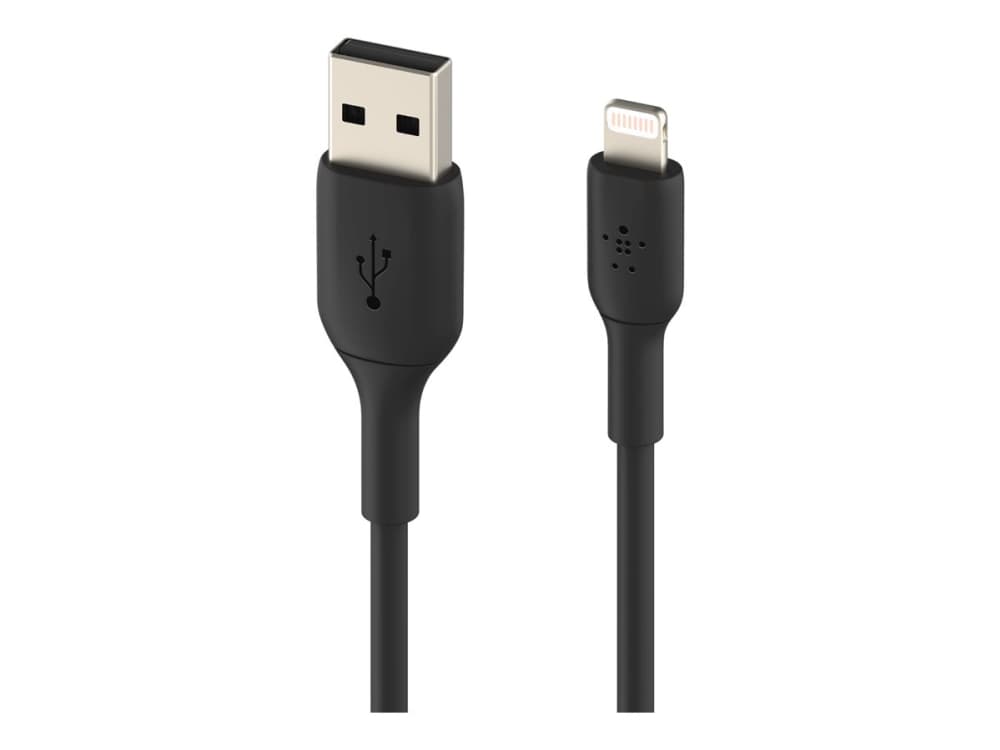 Belkin BoostCharge - Lightning-kaapeli - Lightning uros - USB uros - 2 m - musta