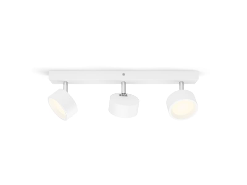 Philips Kohdevalaisin, Kiskospotti, 3 lamppu(a), LED, 2700 K, 1650 lm, Valkoinen