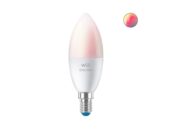 WiZ Kynttilälamppu 40 W C37 E14, Älylamppu, Wi-Fi, Valkoinen, E14, Multi, 2200 K