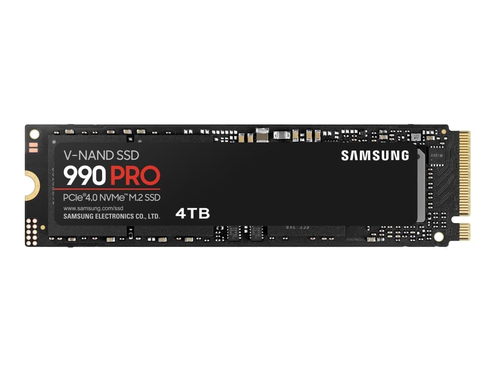 4 TB Samsung 990 Pro M.2 NVMe SSD-levy (MZ-V9P4T0BW)