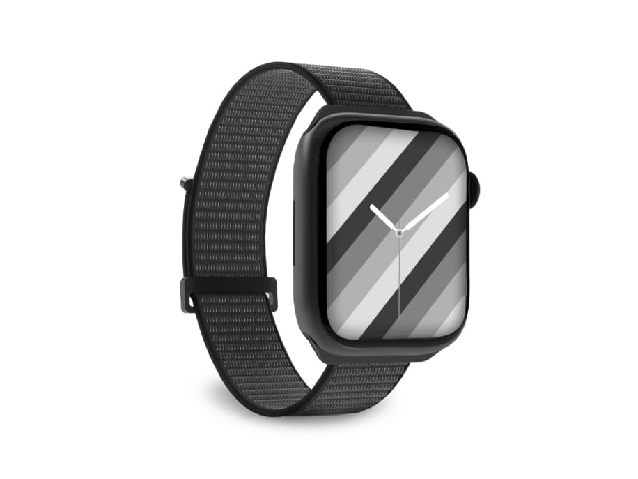 SBS nylonrem för Apple Watch 38/40/41 mm svart