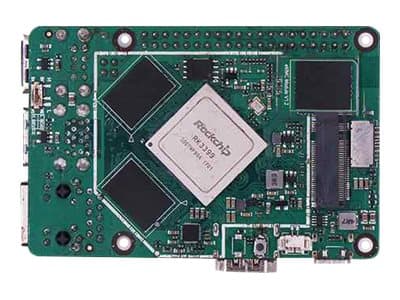Radxa ROCK 4 SE - Yhden piirilevyn tietokone - Rockchip RK3399-T / 1,5 GHz - RAM 4 GB - 802.11a/b/g/n/n/ac, Bluetooth 5.0