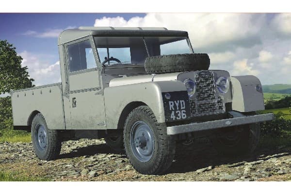 Airfix Land Rover Pick-Up maaleineen