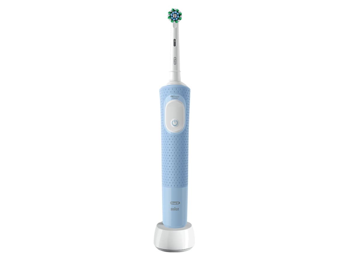 Oral-B Vitality Pro, Aikuinen, Pyörivä/värähtelevä hammasharja, Päivittäinen käyttö, Herkkä, Harmaa, Valkoinen, 2 min, Harmaa, Valkoinen
