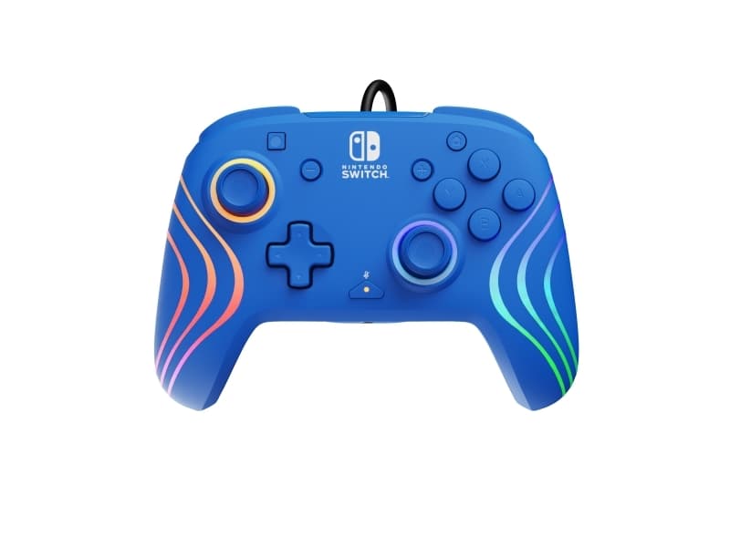 PDP Afterglow Wave, Pad-ohjain, Nintendo Switch, Nintendo Switch OLED, D-pad, Kotipainike, Analoginen/Digitaalinen, Monivärinen, Langallinen