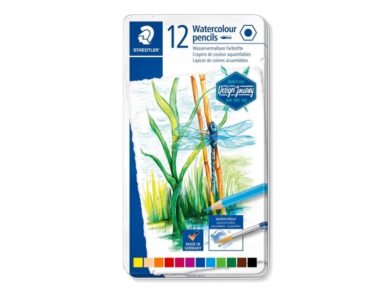 Staedtler 146 10C, Pehmeä, Monivärinen, 12 kpl
