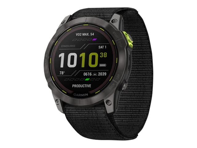 Garmin Enduro 2 3,56 cm (1,4) MIP 35 mm Digitaalinen 280 x 280 pikselin kosketusnäyttö Harmaa Wi-Fi GPS (satelliitti)