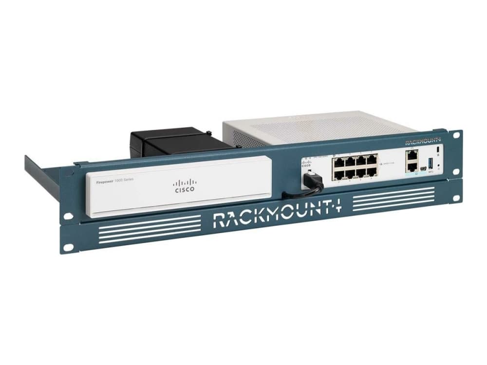 Rackmount.IT RM-CI-T8, Kiinnityskiinnike, Sininen, 1.3U/2U, Cisco ASA 5506-X, Firepower 1010, 482 mm, 217 mm