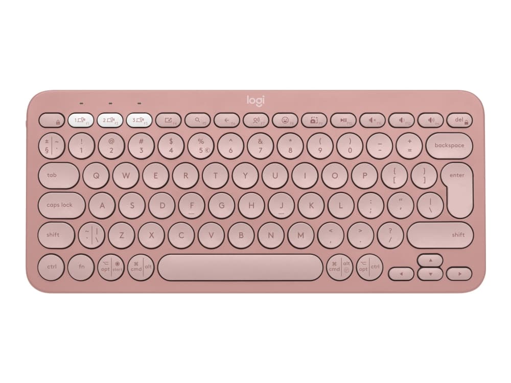 Logitech Pebble - - trådløs - QWERTY - US International